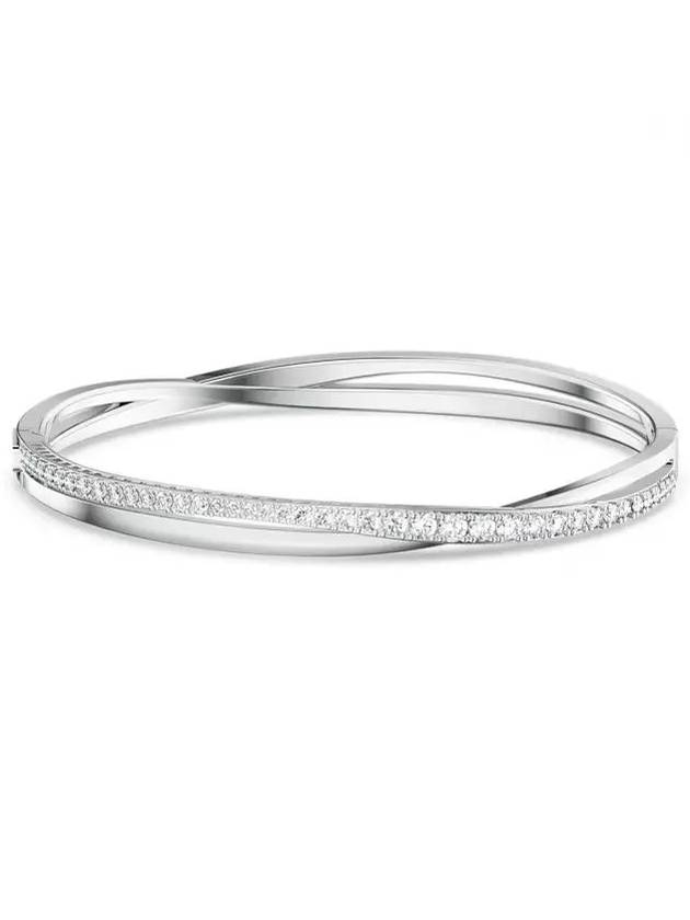 Hyperbola Twist Bangle Bracelet White - SWAROVSKI - BALAAN 2