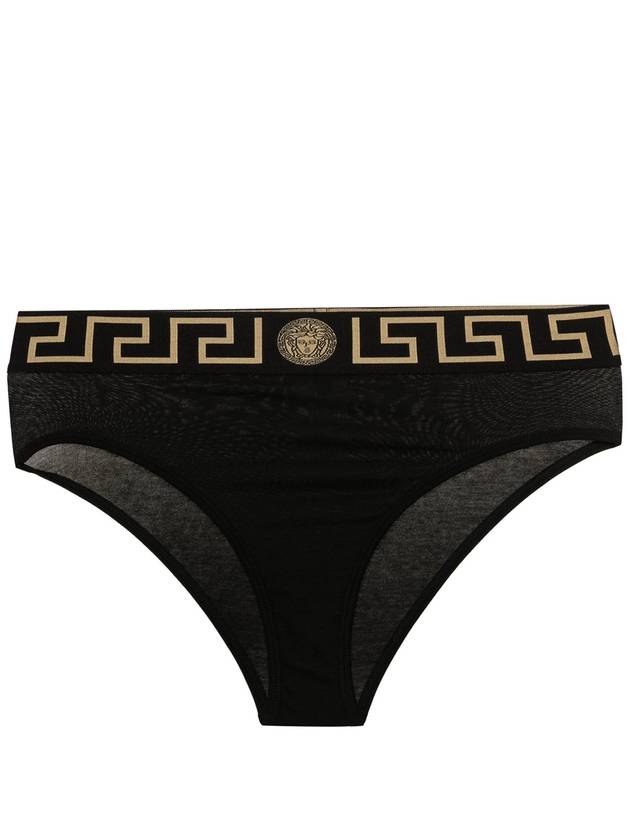 Greca border high waist briefs black - VERSACE - BALAAN 2