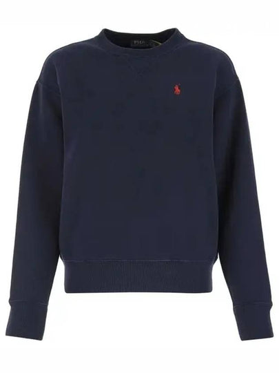 Embroidered Logo Pony Sweatshirt Navy - POLO RALPH LAUREN - BALAAN 2