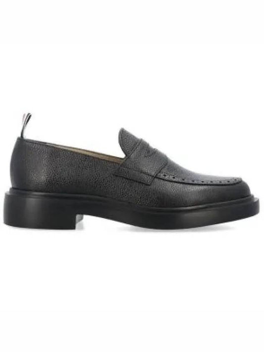 Lightweight Sole Penny Loafer Black - THOM BROWNE - BALAAN 2