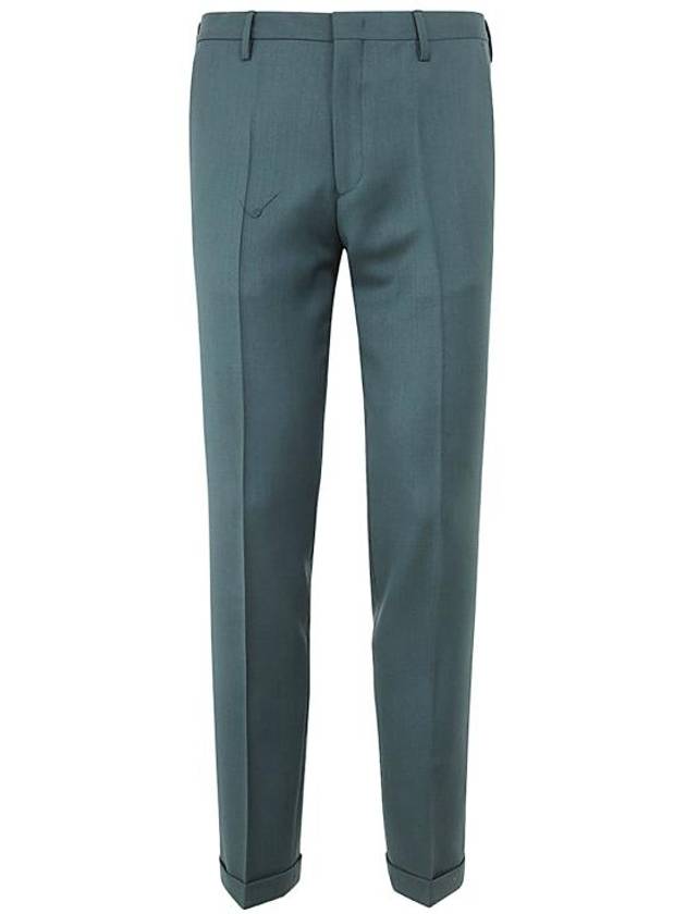 Straight Pants M1R 150M L02131 37 PETROL GREEN - PAUL SMITH - BALAAN 1