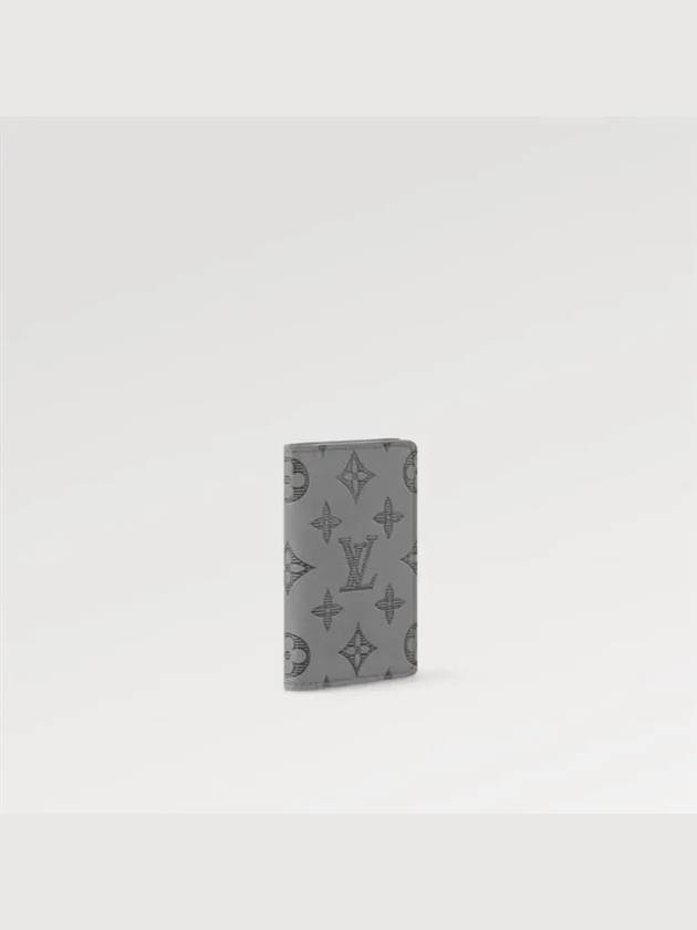 Pocket Organizer Monogram Shadow Card Wallet Grey - LOUIS VUITTON - BALAAN 2