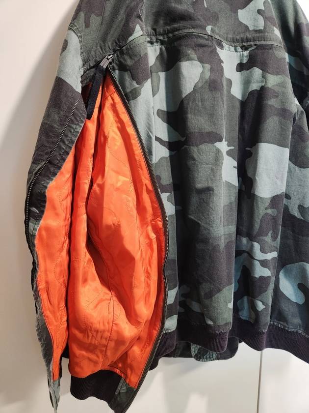 camouflage print oversize bomber - DSQUARED2 - BALAAN 6