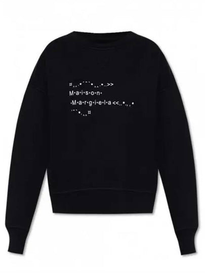 Font Generator Logo Sweatshirt Black - MAISON MARGIELA - BALAAN 2