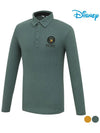 Men s Character Wappen Logo Point Long Sleeve Collar T Shirt DO3MTS009 - DISNEY GOLF - BALAAN 2