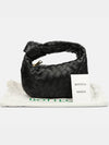 Jodie Intrecciato Small Tote Bag Black - BOTTEGA VENETA - BALAAN 2