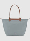 Le Pliage Original Large Shoulder Bag Tote Steel Gray Women s - LONGCHAMP - BALAAN 8