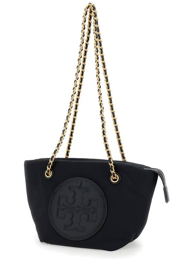 Women's Ella Nylon Tote Bag Black - TORY BURCH - BALAAN 3