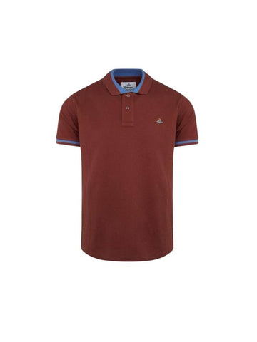 Classic ORB Logo Polo Shirt Red - VIVIENNE WESTWOOD - BALAAN 1