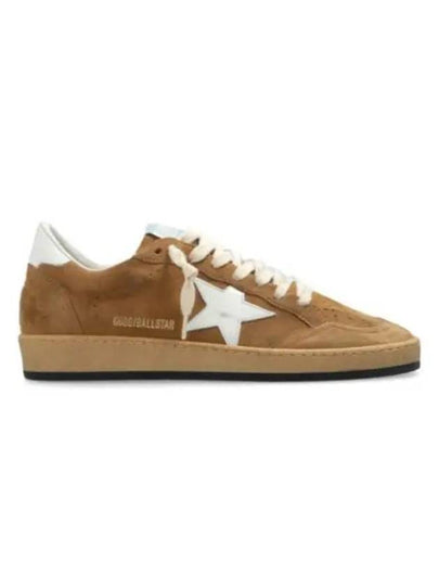 Ball Star Suede Low Top Sneakers Brown - GOLDEN GOOSE - BALAAN 2