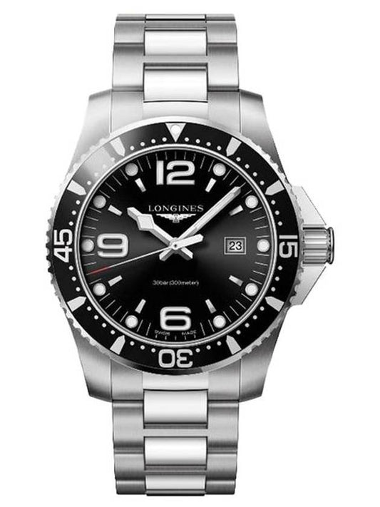 Hydroconquest Metal Watch Black - LONGINES - BALAAN 1