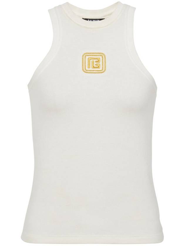 Balmain Retro Pb Stretch Tank Top Clothing - BALMAIN - BALAAN 1