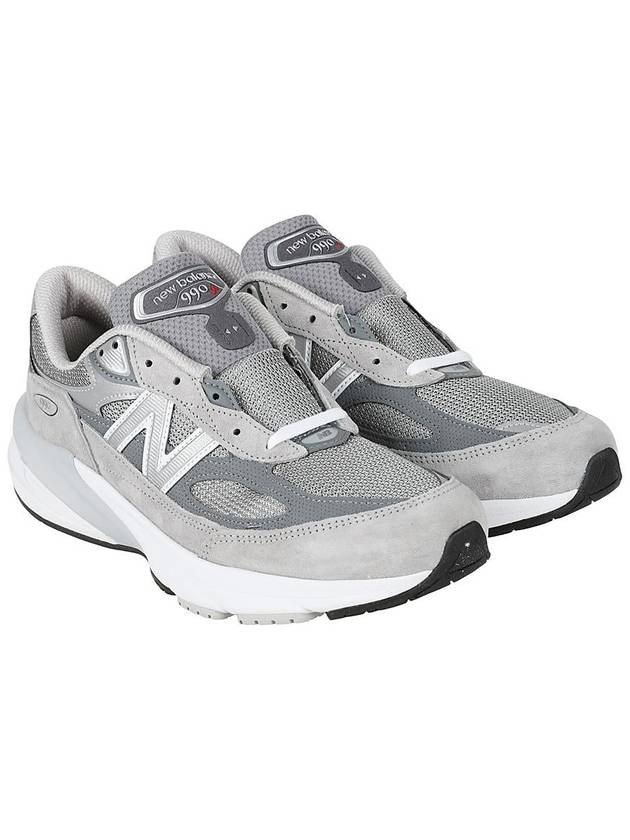 990V6 Castlerock Low-Top Sneakers Grey - NEW BALANCE - BALAAN 6