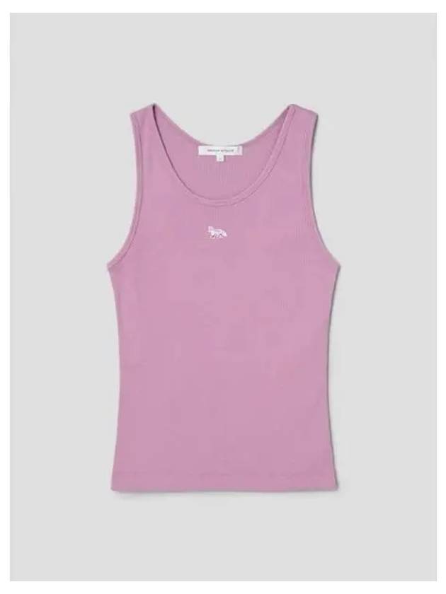 Women s Fox Patch Wrinkled Tank Top Sleeveless T Shirt Blossom Domestic Product GM0024031300320 - MAISON KITSUNE - BALAAN 1