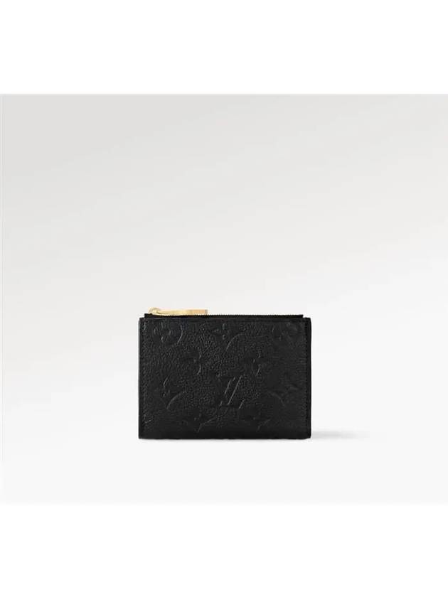 Lisa Monogram Leather Half Wallet Black - LOUIS VUITTON - BALAAN 2