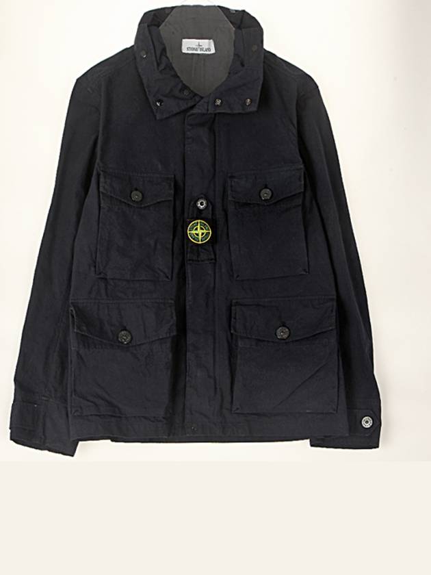 Cordura Field Wappen Cotton Jacket Navy - STONE ISLAND - BALAAN 2