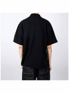 Bold Fox Head Patch Oversized Polo Shirt Black - MAISON KITSUNE - BALAAN 5