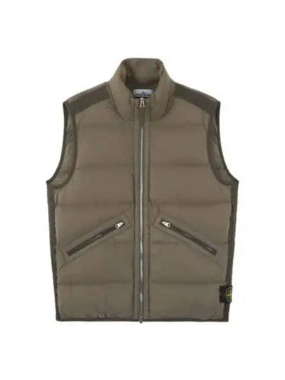 Seamless Tunnel Nylon Down Vest Green - STONE ISLAND - BALAAN 2