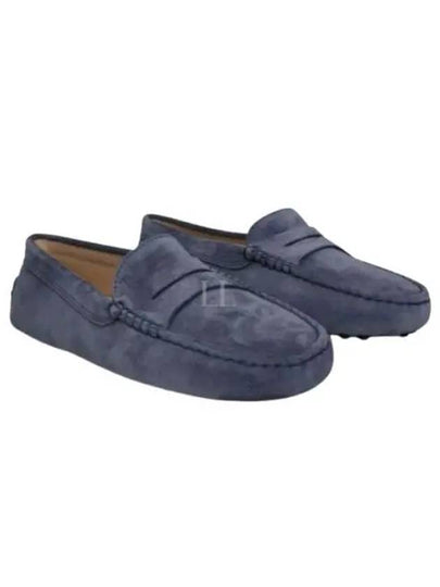 Gommino Suede Driving Shoes Blue - TOD'S - BALAAN 2