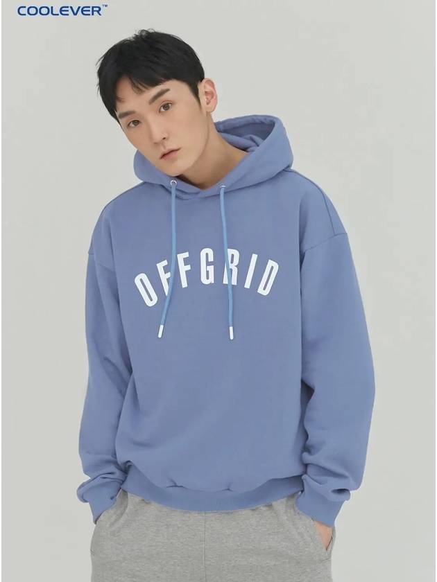 Overfit Pullover Hood Blue - OFFGRID - BALAAN 3