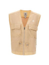 Logo Vest Beige - ADIDAS - BALAAN 1