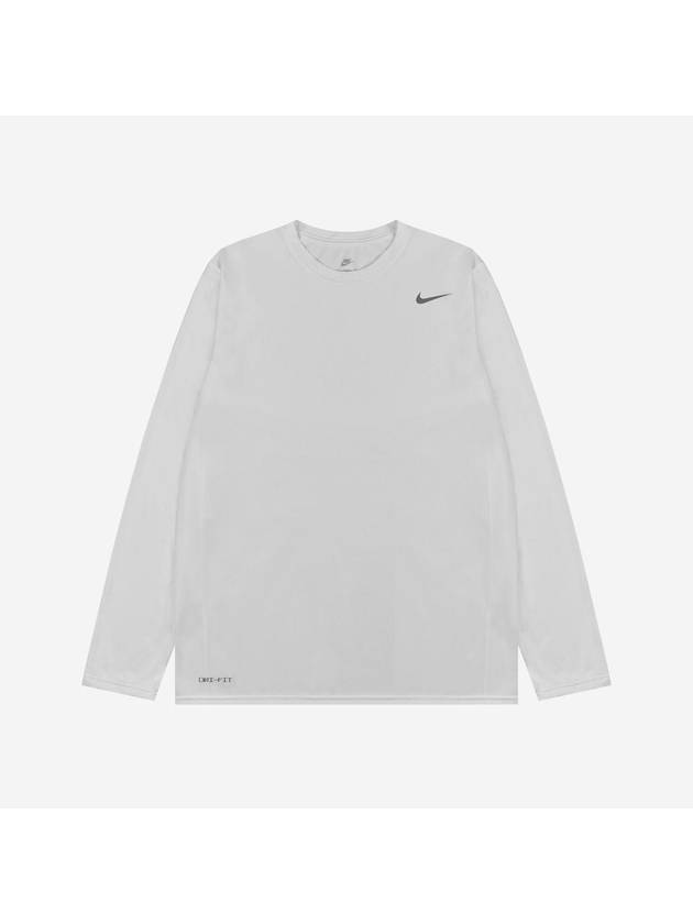 Men's Team Legend Dri Fit Long Sleeve T-Shirt White - NIKE - BALAAN 2