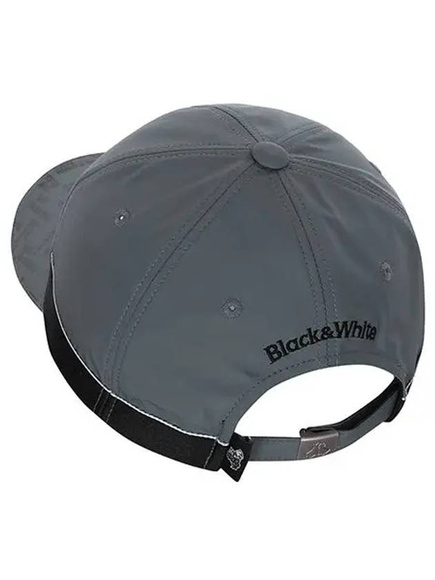 Logo Ball Cap 8413GZPPLGREY - BLACK&WHITE - BALAAN 3