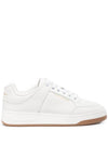 SL 61 Logo Signature Leather Low Top Sneakers White - SAINT LAURENT - BALAAN 8