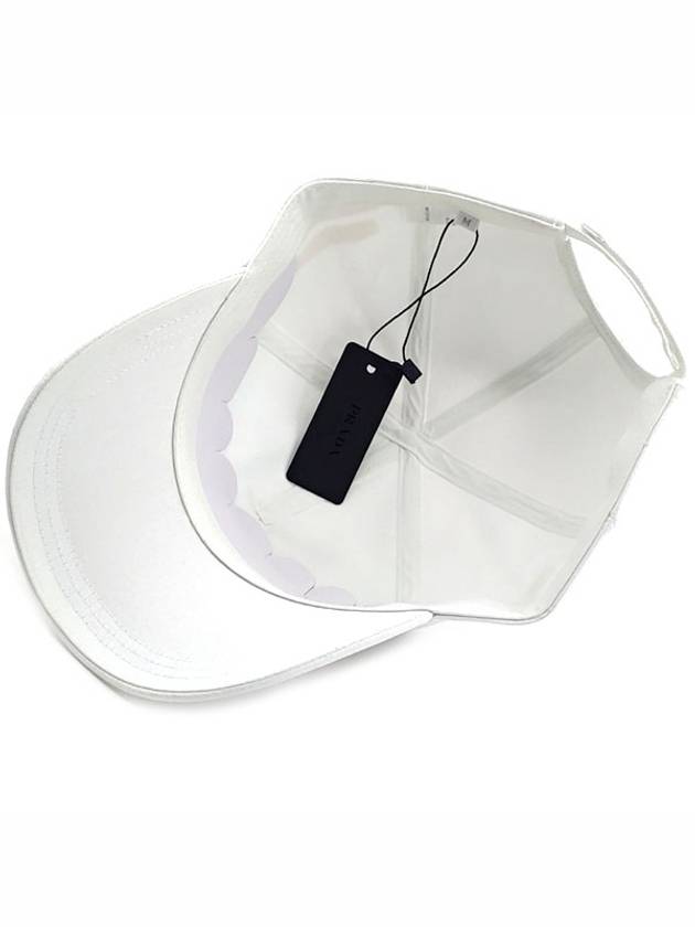 Pirelli Fabric Ball Cap White - PRADA - BALAAN.