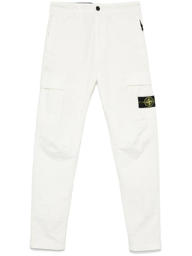 Stone Island Tapered Leg Cotton Cargo Trousers Clothing - STONE ISLAND - BALAAN 1