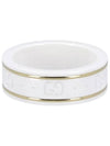 Icon Iconic Ring White Yellow Gold YBC325964001 - GUCCI - BALAAN 4