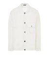 Lamy Button Pocket Long Sleeve Shirt White - STONE ISLAND - BALAAN 1
