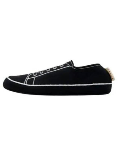 Silhouette knit sneakers black SNZU010601P4547 - MARNI - BALAAN 1