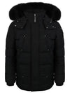 Men's Jackson Cloud Parka Black Fox Fur Black - MOOSE KNUCKLES - BALAAN 2