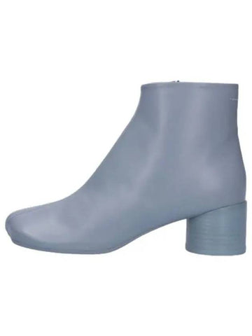 MM6 Stitched Square Toe Ankle Boots Light Blue - MAISON MARGIELA - BALAAN 1