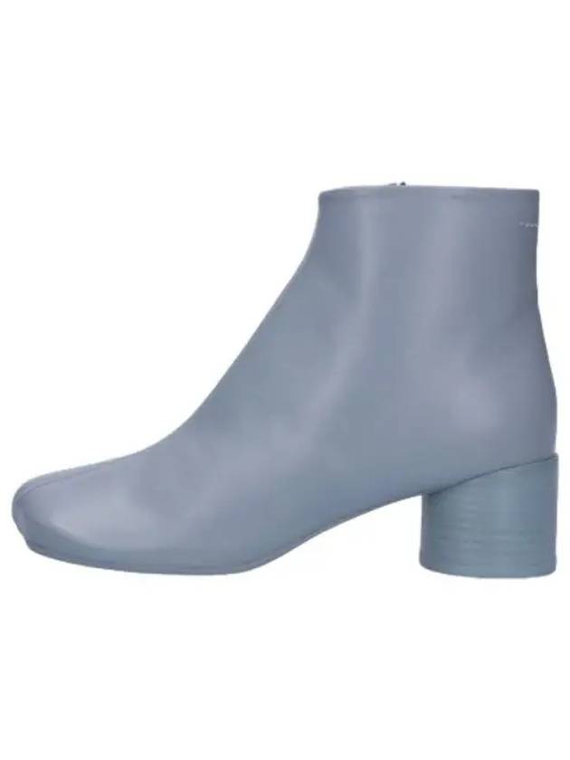 MM6 Stitched Square Toe Ankle Boots Light Blue - MAISON MARGIELA - BALAAN 1