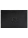 Satinated Triomphe Embossed Calfskin Card Wallet Black - CELINE - BALAAN 2