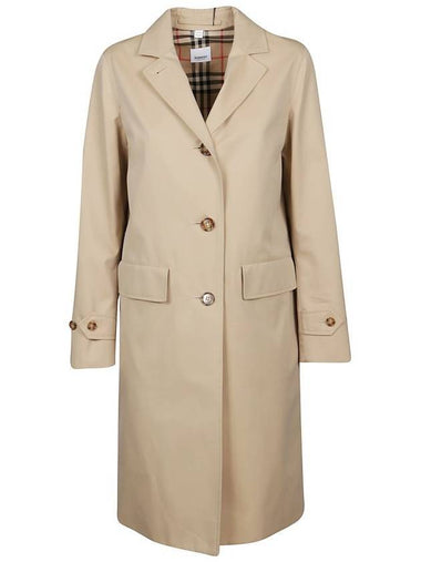 Farringdon Gabardine Wrap Trench Coat Beige - BURBERRY - BALAAN 1