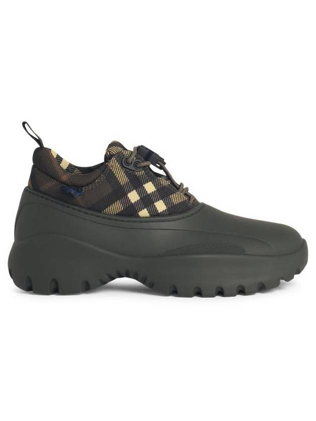 Burberry Green Fabric Blend Sneakers - BURBERRY - BALAAN 1