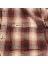 Flannel back logo check long sleeve shirt brown - WOOYOUNGMI - BALAAN 5