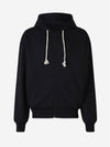 Small Face Logo Patch Zip-Up Hoodie Black - ACNE STUDIOS - BALAAN 2