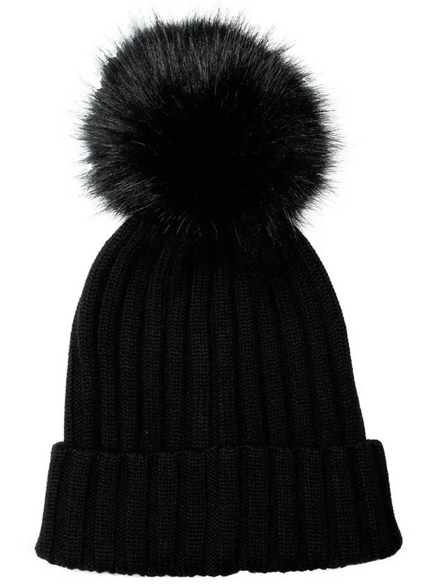 Pom Beanie Black 3B000 37 A9327 999 - MONCLER - BALAAN 3