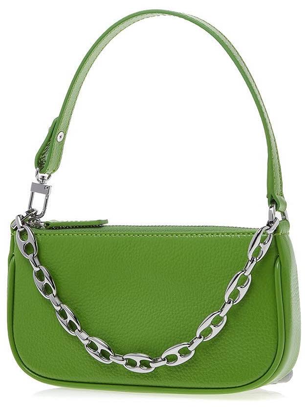 Rachel mini shoulder bag green - BY FAR - BALAAN 3