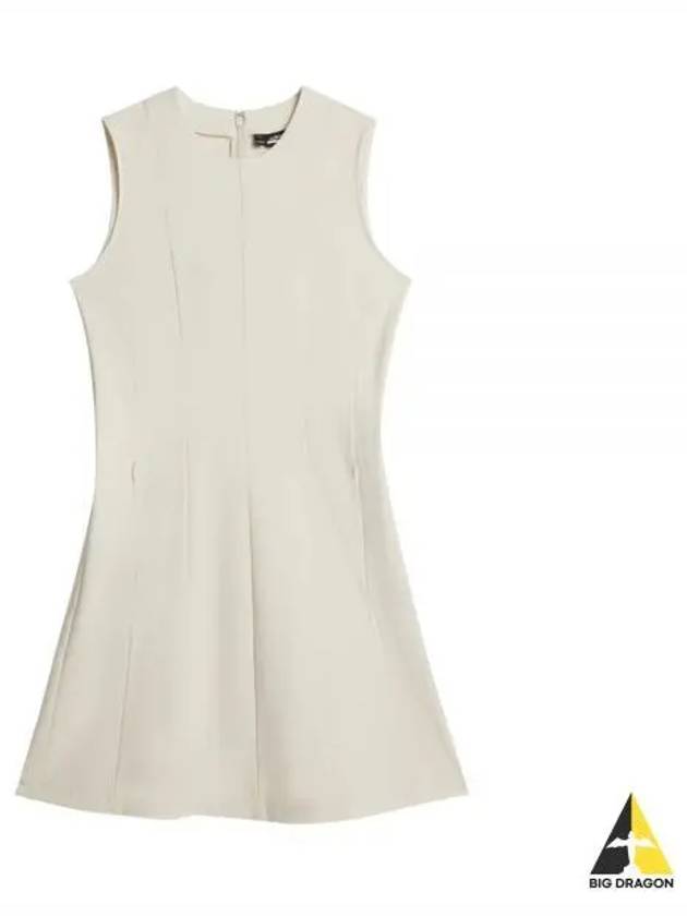 Golf Jasmin Short Dress Almond Milk - J.LINDEBERG - BALAAN 2