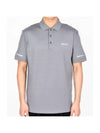 Logo Print Polo Shirt Grey - HUGO BOSS - BALAAN 1