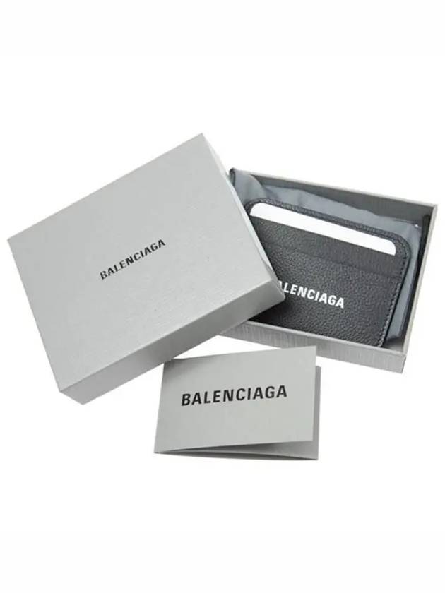 Cash Logo 2 Fold Card Wallet Black - BALENCIAGA - BALAAN 7