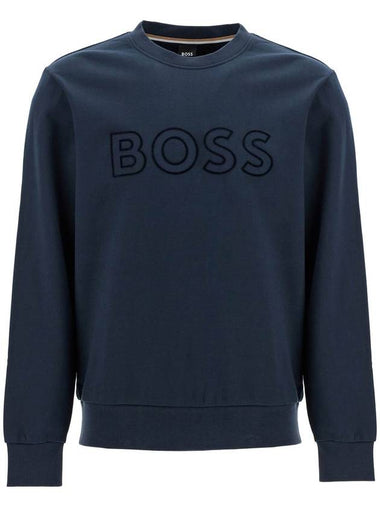 crewneck sweatshirt with logo - HUGO BOSS - BALAAN 1