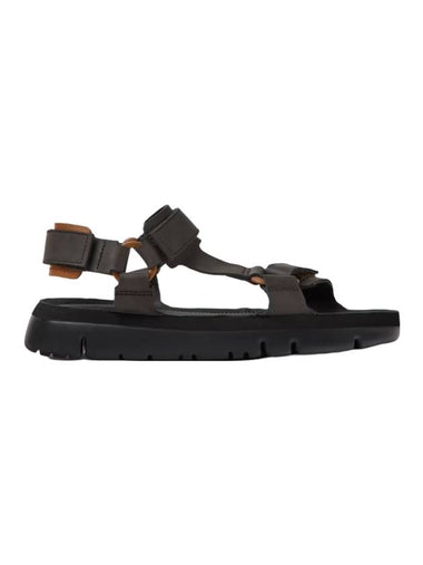 Oruga Leather Sandals Brown - CAMPER - BALAAN 1