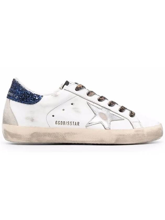 Superstar Blue Tab Low Top Sneakers White - GOLDEN GOOSE - BALAAN 2