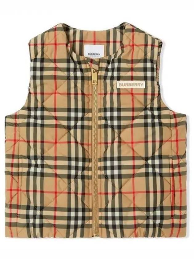 Kids Women s Logo Vintage Check Quilted Vest 8053908 Others 270046 - BURBERRY - BALAAN 1